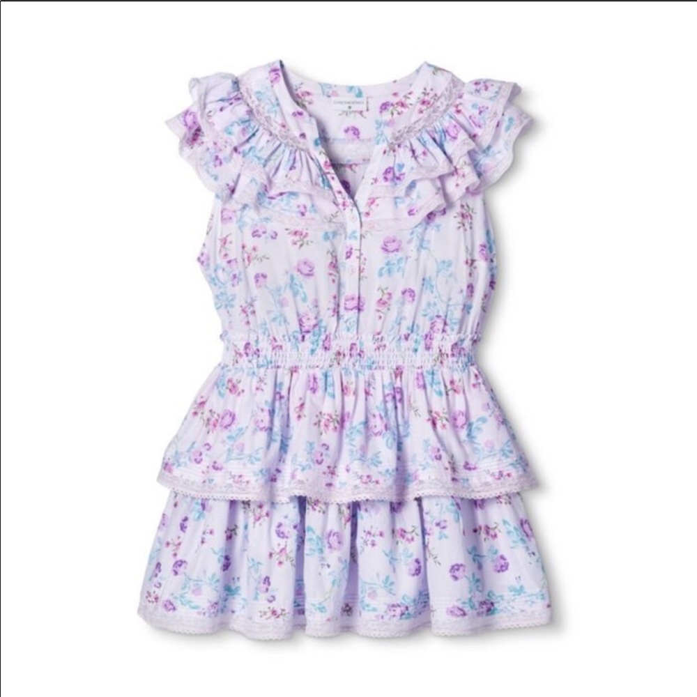 Loveshackfancy Target Lou Double Ruffle Dress NWT
